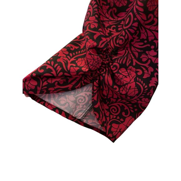 Urban Coco Red Asian Inspired Blouse NWT - XXL - Picture 6 of 6